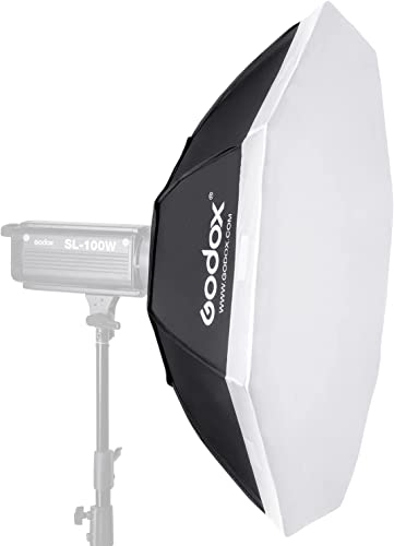 Godox Top Octagon Softbox 37 95cm Bowens Mount para Estudio Strobe Flash Luz (SB-BW 95cm)