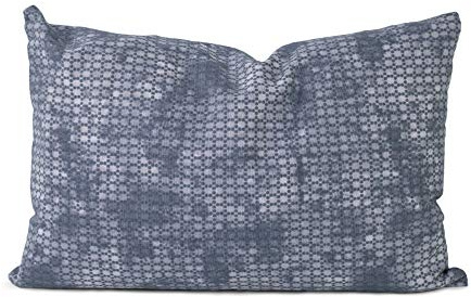GIRAFFENLAND Lavendelkissen 30x20cm, grau-blau + Bio Inlett Natur - Bio-Lavendelblüten - Duftkissen Kräuterkissen
