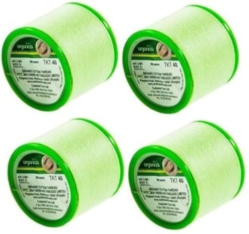4 Bobinas de Hilo de Algodón Orgánico | Hilo de Enhebrar Cejas | Hilos Antibacterianos para Depilación Facial Preferences