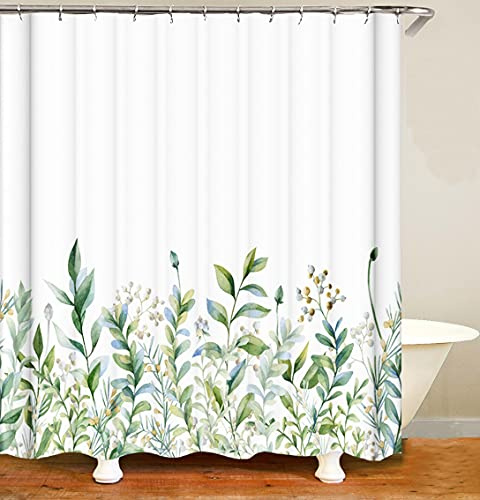 M&W DAS DESIGN Duschvorhang Shower Curtains Shower Curtain Anti schimmel Waschbar Bad Vorhang Faltbar 8 C-Ringe Gewicht unten 120x180(BxH) cm