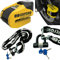 Oxford Quartz XA10 Yellow Disc Lock 10mm + Oxford HD Chain 1.5 metre OF159 Black (Black Yellow)