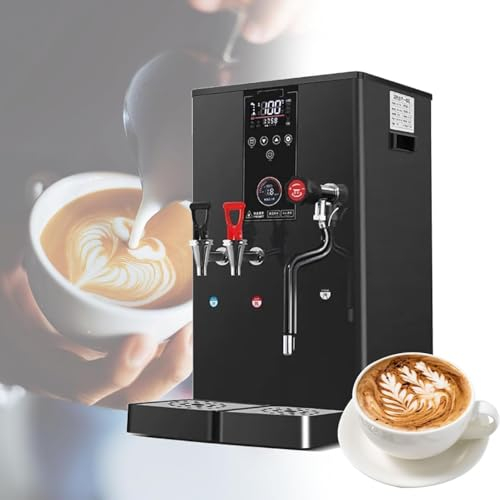 Montalatte Elettrico Commerciale Da 3000 W, Macchina Professionale Per Bolle Di Latte In Acciaio Inossidabile a Vapore, Con Pannello Di Controllo Intelligente a LED, Protezione Dalle Alte Temperature