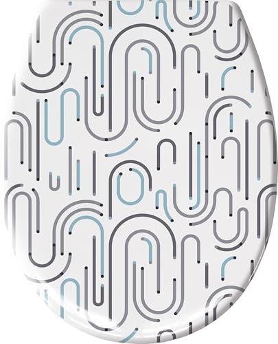 Kleine Wolke WC-Sitz VISION in Grau aus Duroplast mit Absenkautomatik und Easy Clean