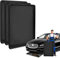 Teodute Pack of 3 Floor Mats for the Fridge, 90 x 60 cm, Large Size Fridge Mat, Versatile Drain Pan for Oil Change, Drip Tray, Black