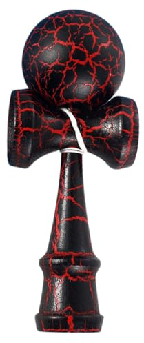 FOUTP Kendama Professionale in Legno di Faggio Gioco di Abilità e Sport all'Aperto Tradizionale Toy Educativo per Bambini e Adulti Coordinazione Mano-Occhio Idea Regalo Originale (C)