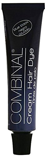 COMBINAL Professional BLUE-BLACK (Darkest Black) Cream Hair Dye 0.5 oz. by Combinal