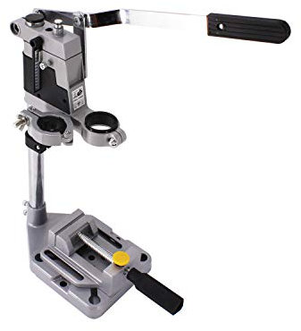 HFS(R) Heavy-Duty Cast Iron Base Double Chuck Drill Stand (16.3x6.3x3.5)