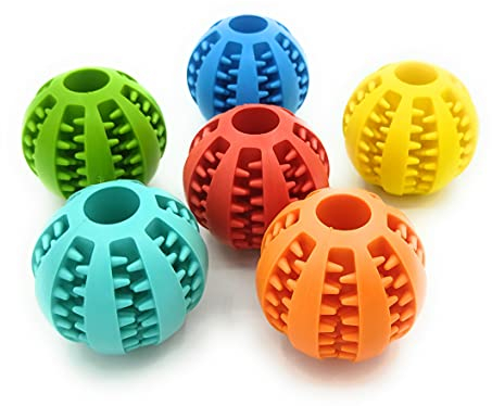 Promotech Hundeball its not a Keychain, its a dogball Revise The seo Terms mit Zahnpflege-Funktion – 5 cm Mini Futterball für kleine und große Hunde, Leckerli-Spielzeug-inspiriertes Design