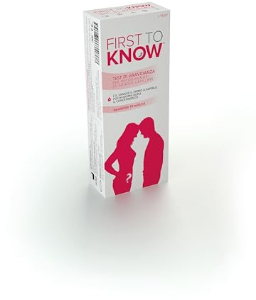 First To Know® - Il primo Test di Gravidanza su sangue che puoi fare da sola - Confezione con 1 Test