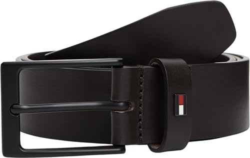 Tommy Hilfiger Herren Gürtel Layton 3,5 cm Ledergürtel, Braun (Testa Di Moro), 115 cm
