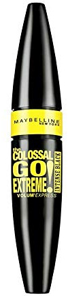 Maybelline New York The Colossal Go Extreme Intense Black Mascara, Volume Estremo, Extra-Black
