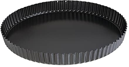 VOGUE DB568 - Molde para quiche (antiadherente, con base extraíble, 30 cm de diámetro)