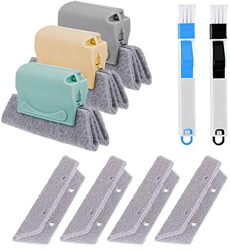 Magic Window Track Cleaner, Window Groove Cleaning Brush Tools Set