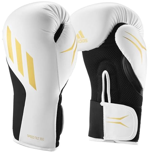Adidas Speed TILT 150 - Guantoni da boxe da allenamento per uomini e donne, guanti pesanti, guanti da kickboxing, guanti da boxe per fitness e MMA