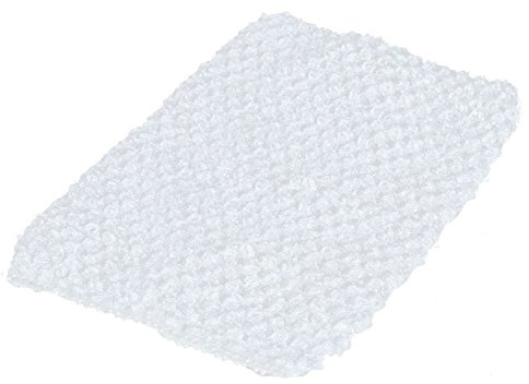 QIIIMSLSS Haut tube pour enfants de 22,9 cm sans crochet - Taille élastique - Bandeau pour cheveux - Jupe tutu amovible