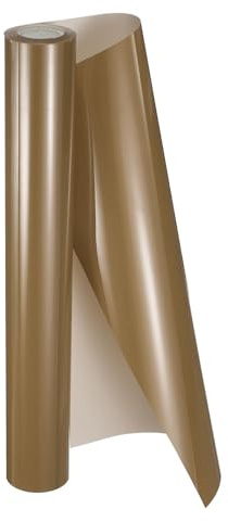 sourcing map HTV Heat Transfer Vinyl 11.8x5ft Roll PU Coffee | Iron on Vinyl,for All Cutter Machine, Easy to Cut & Weed