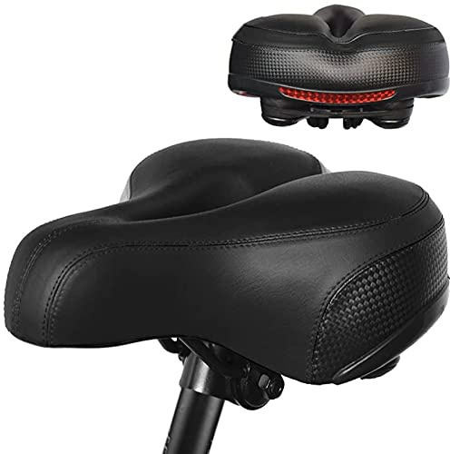 KFGISD, Barncykelsadel liten barnvagnstillbehör cykelsadel hopfällbar mountainbike-sadelkudde sadel sadelväska ，Cykel sadel(Black)