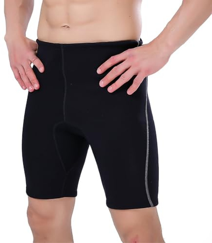 M,Pantalones Cortos de Neopreno 2 mm para Hombre y Mujer, Shorts de Buceo y Surf con Protección UV y Aislamiento Térmico para Surf, Snorkel, Natación y Buceo