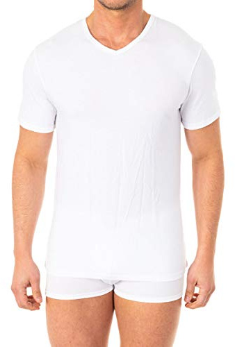 Abanderado Hombre Camiseta Manga Corta, Blanco, XL