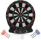 Ejoyous Elektronische Dartscheibe, Dartautomat mit 6 Dartpfeilen und LCD-Display, Sporting elektronische Dartscheibe, professionelle elektronische hängende Dartscheibe, Dartspiel, Darts