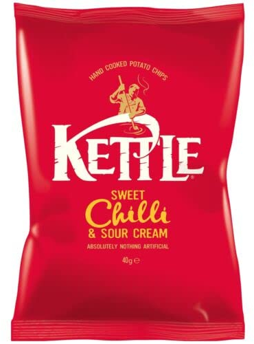 Kettle Crisps 18x40g (Sweet Chilli & Sour Cream)