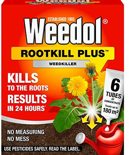 Weedol Rootkill Plus Concentrate Tubes, 6 Pack