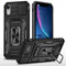 JSENMlN Custodia iPhone XR,Antiurto Cover Scorrevole Protezione Fotocamera Custodia per iPhone XR (Nero)