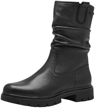Tamaris Eleganti Stivali Imbottiti da Donna, Comodi, con Easy Stretch e Tex, Moda, Nappa Nera, 39 EU