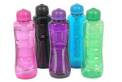 Sistema 800ml Twist n Sip Twist Top Gripper Bottle Assorted Colours One Supplied