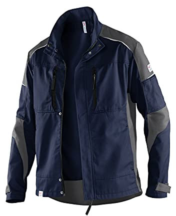 KÜBLER Workwear ACTIVIQ Jacke | Ergonomische Arbeitsjacke Herren aus Mischgewebe | Herren Arbeitsjacke für Handwerk & Industrie | Mit praktischen Innen- & Außentaschen | Reflex-Details | OEKO-TEX®