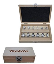 MAKITA D-57065 Holzfräser mit Schaft, 6 mm, 12 Stück