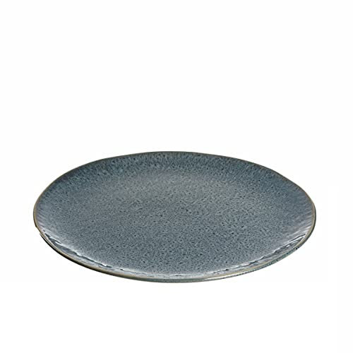 Leonardo Matera 27cm Blue Rustic Stoneware Dinner Plate