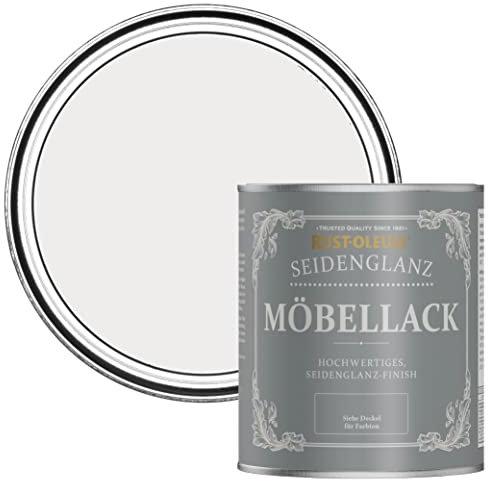 Rust-Oleum Grey Furniture Paint in Satin Finish - Fleur 750ml