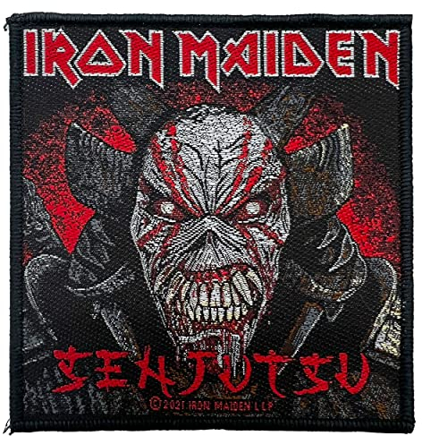 Iron Maiden Senjutsu Back Cover Patch Black