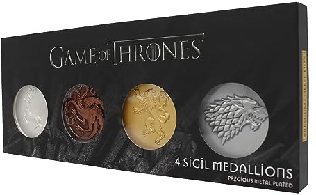 FaNaTtik Game of Thrones Limited Edition Sigil Metal Medallion Collection