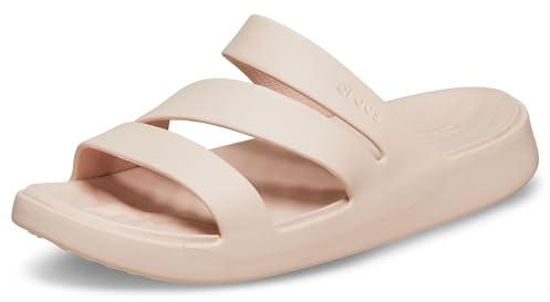 Crocs Getaway Strappy, Sandali Donna, Quartz, 37/38 EU