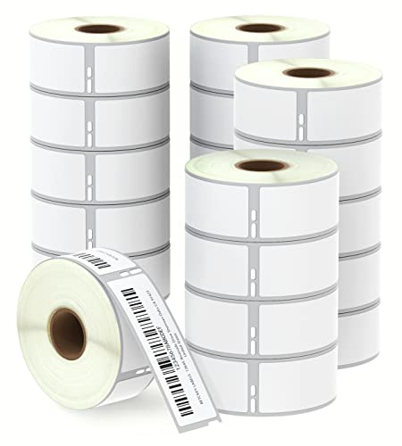 BETCKEY - 20 Grandi Rotoli 99010 Etichette Compatibile con DYMO S0722370, 28mm x 89mm, 7000 Etichette per Indirizzi Utilizzo per LabelWriter 450 4XL NON per 550 o 5XL