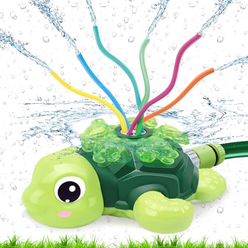 Jouet de Tortue à Aspersion d'eau, Jouets Sprinkler, Jouets de Pulvérisation d'eau, Jouet Arroseur d'été pour Enfants, Jardin, Pelouse, Jeu de Plein Air Enfant
