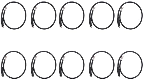 Xptieeck 10 x Scuba Diving BCD medeltrycksslang Scuba Diving andningsregulator för 2 Nd Gauge andningsregulator