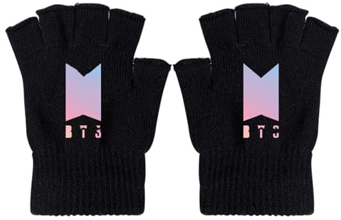 PQKL-party BTS Guantes BTS Guantes Termicos Regalo Merchandising Regalo para Fans Femeninas Navidad Cumpleaños