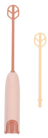 DOITOOL Mini Mixeur Électrique Multifonction avec Tige Allongée pour Lait Infantile Batteur à Main Portable pour Boissons Set de Bâtonnets Mousseurs sans Piles Facile à