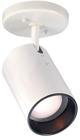 NUVO SF76/412 One Light Close-to-Ceiling Flush Mount, White