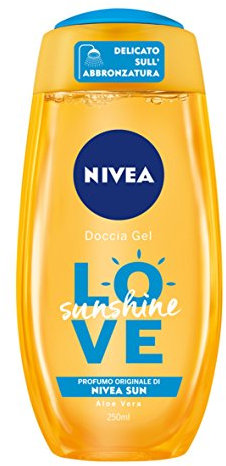 NIVEA Shower Gel Love Sunshine, 6 Packs of 250 ml, Total: 1500 ml Sun