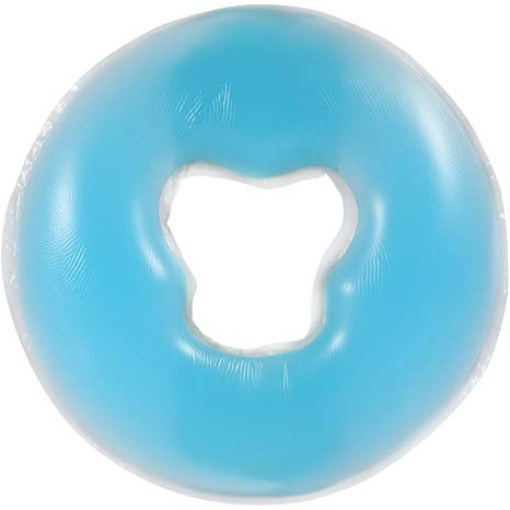 Oreiller en Silicone, ANGGREK Oreiller en Silicone Doux Massage Overlay Visage Relax Berceau Coussin Pad Visage Relax Oreiller Appui-tête SPA Salon de Beauté Soins de la Peau(Bleu ciel)
