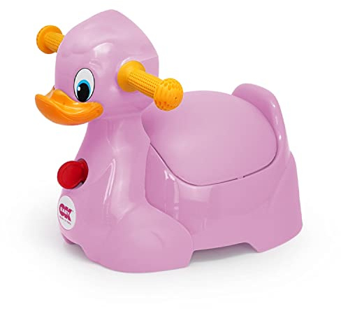 OKBABY Quack - Pot pour enfant avec assise ergonomique en forme de canard - Rose