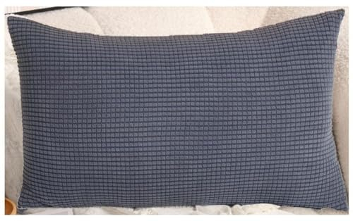 Stretch Sofa Kissenbezug 40x60/50x70 Kissenbezüge 60x70, Kuschelkissen Bezug Zierkissenbezug Dekokissen Sofakissen mit Reißverschluss Kissenhülle 50x80 Dekorative ( Color : Dark Gray , Size : 50x70 cm