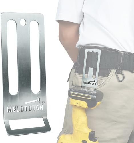 MELOTOUGH Drill Belt Holder,Drill Holder for Tool Belt,Drill Holster,Tape Measure Holder(Fits Up to 2.7 Belt)