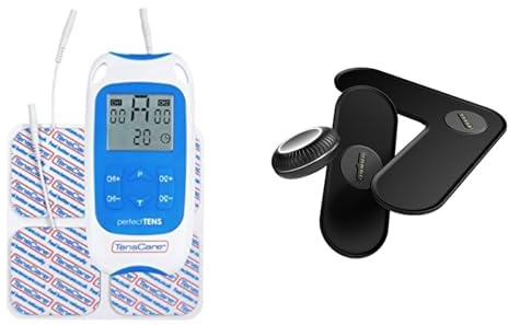 TensCare Perfect TENS+Dispositivo EMS inalámbrico. Terapia dual con TENS y EMS para alivio del dolor y rehabilitación muscular