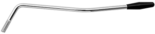 Musiclily 6mm Gewinde Tremolo Arm Whammy Bar Tremolohebel für Strat Style E-Gitarre Tremolo Bridge System, Chrom mit Schwarzer Kappe