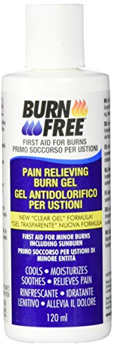 BURN FREE - Flacone Gel 120 ml, antidolore, per ogni tipo di scottatura, 34875